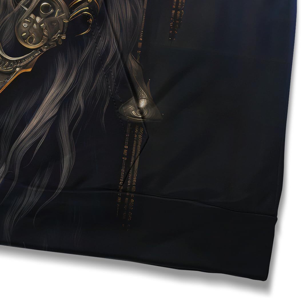 Hoodie for Mens Womens Mens Retro 3D White Lion Graphic Hoodies Wild Lion Hooded Sweatshirts Hoodie Graphic Fashion Trend Lion Pattern