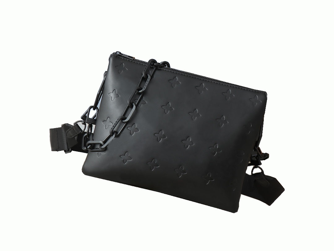 Designer Women's Cross Body Bag Fashion Elegant Handbags Premium Quality Leather Crossbody Purse Lady Classic Embossed Flowers Chain Shoulder Makeup Bags