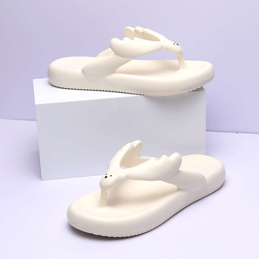 Herringbone slippers outdoor women's fashion wearing sloping soles couple's feet beach sandals slippers ddmythur