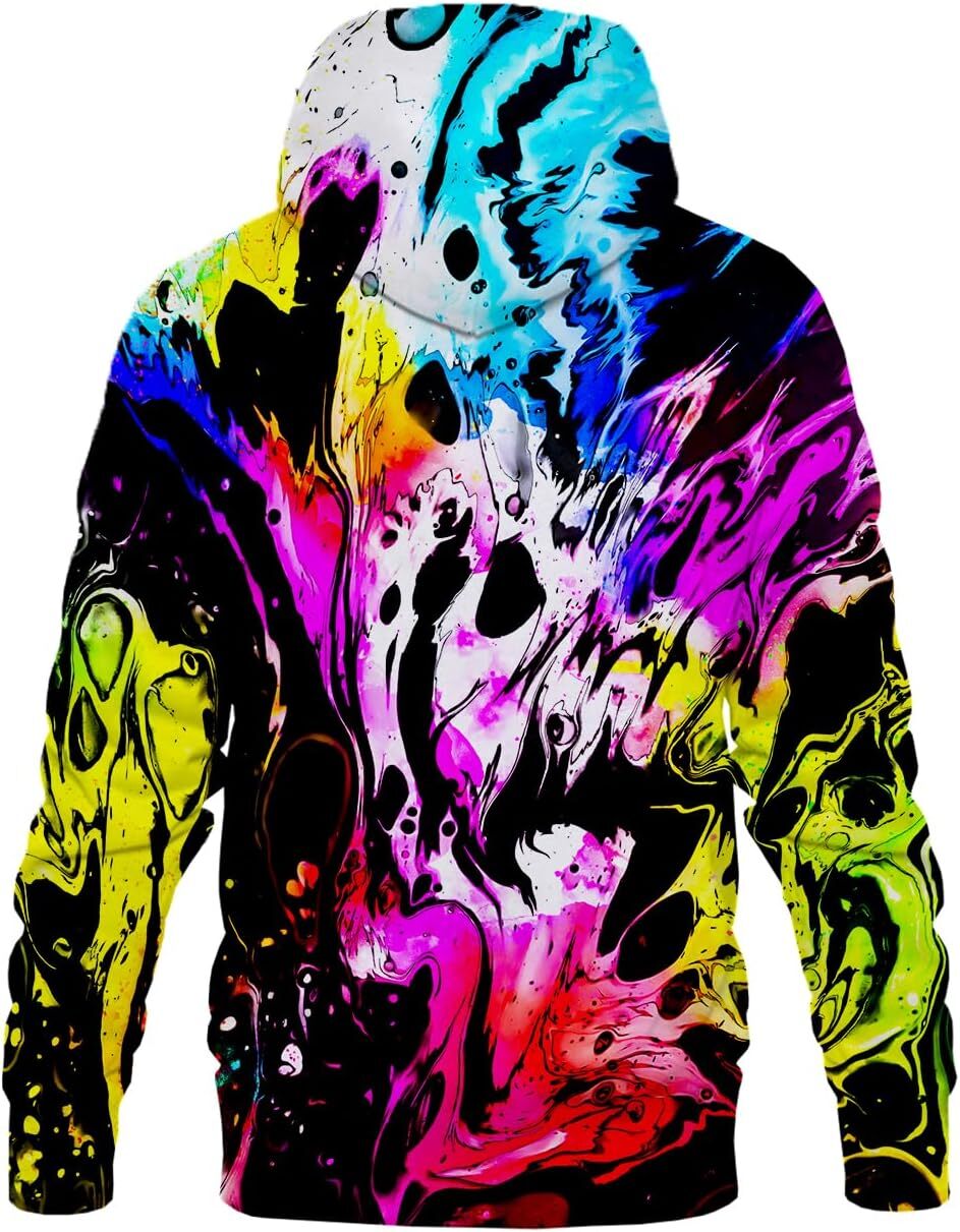 Hoodie for Mens Graphic Hoodies for Men Women Unisex Novelty Sweatshirts Cool 3D Printed Pullover Hoody Hoodie with Pocket Graphic Fashionable and coo