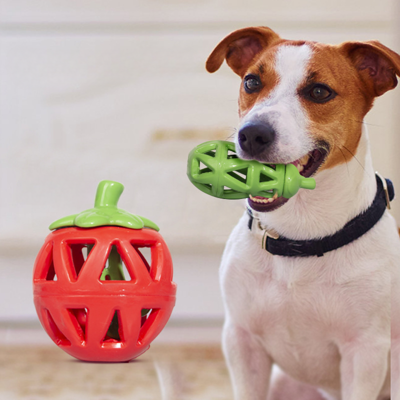 Directly Factory Wholesale 2024 Custom Pet Supplies Fruit Toy Pet Supplies Dog Bite Resistance Training Toy