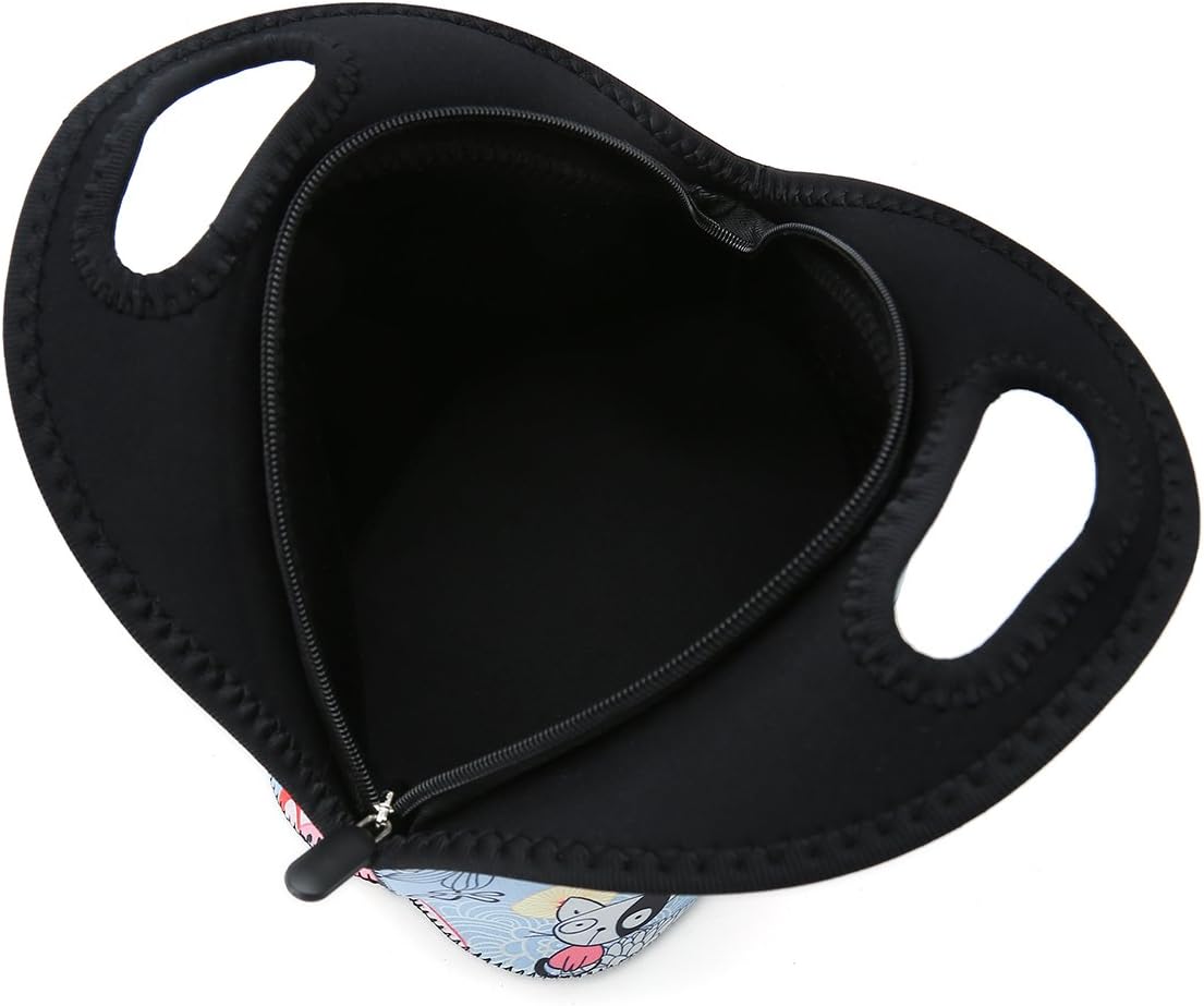 Cute Panda Reusable Insulated Lunch Bag Office Outdoor Thermal Carrying Gourmet Lunch Box Lunch Tote Container Tote Warm Pouch