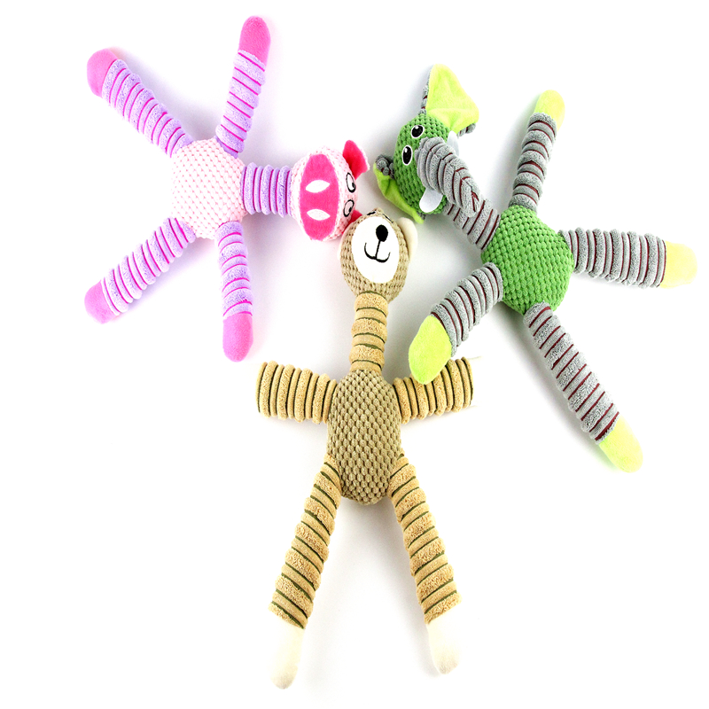 Wholesale Pet Suppliers Elephant Bear Pig Dog Cat Chew Toys