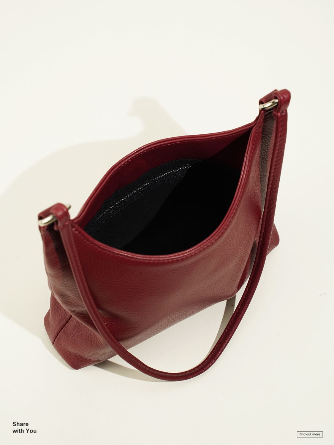 New Lychee Patterned Single Shoulder Crossbody Bag Women's Underarm Bag Luxury Designer Red Small Handbags Simple Daily Pouch