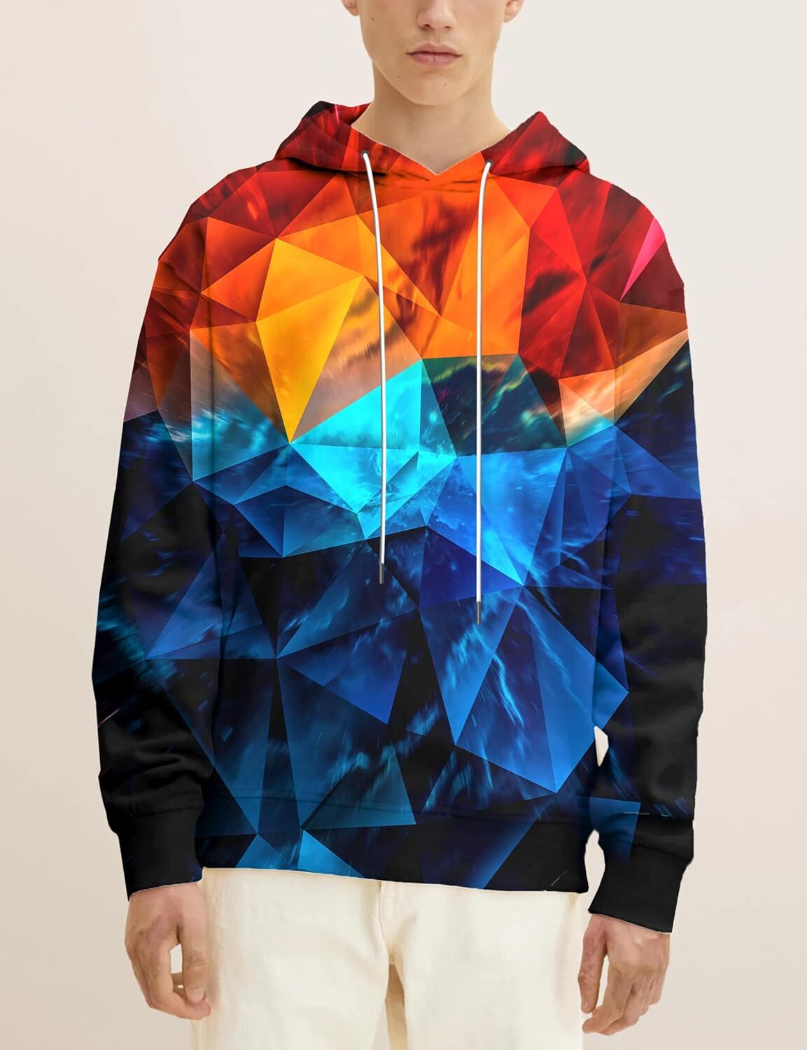 Hoodie for Mens Unisex Adults 3D Printed Fashion Hoodies for Men Women Pullover Novelty Sweatshirts with Big Pockets Graphic Fashionable and cool bloc