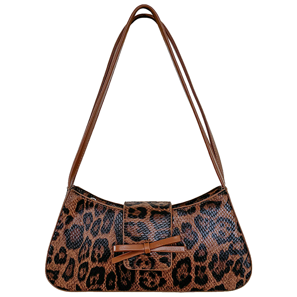PU Leather Magnetic Closure Square Bag Shoulder Bag for Women Bowknot Underarm Bag Satchel Purse Work Travel Bag