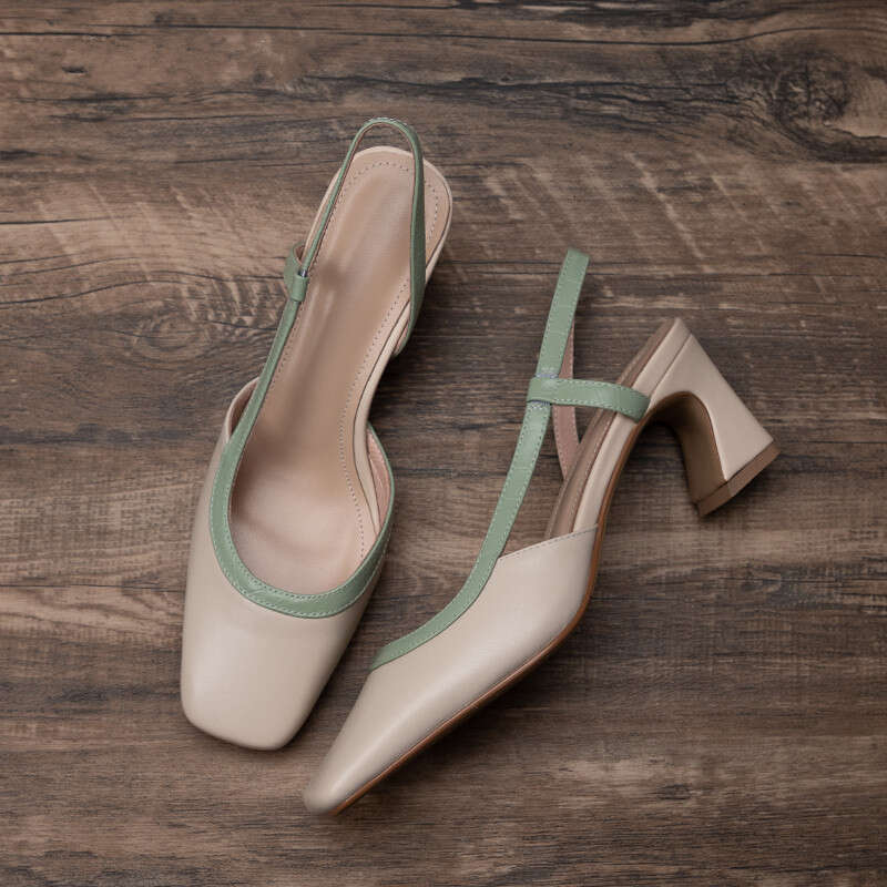 Sexy High Heels Women Sandals Summer Dress Party Shoes New Square Toe Designer 2024 Walking Slides Mujer atos Pumps