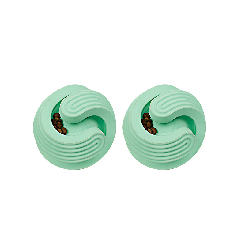 free shipping Mobius Rolling Play And Chew For Pets Treats Rubber Ball Toy Infinite Scrolling Dog Toys