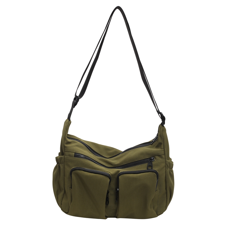 Women Simple Shoulder Bag Large Capacity Canvas Casual Crossbody Bag Adjustable Strap Travel Satchel Bag Female Shopping Bag