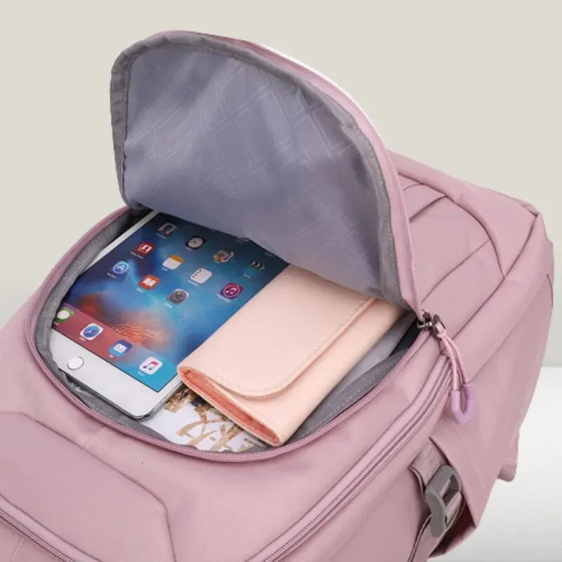 Nylon Backpack For Women With Large Capacity And Sturdy Shoulder Bag Water Resistant 241029