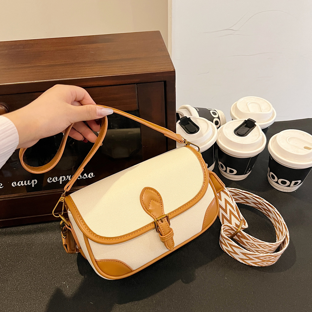 Women PU Shoulder Bag Casual Satchel Bag Large Capacity Stylish Commuting Bag Adjustable Strap Chic Hobo Bag Small Square Bag