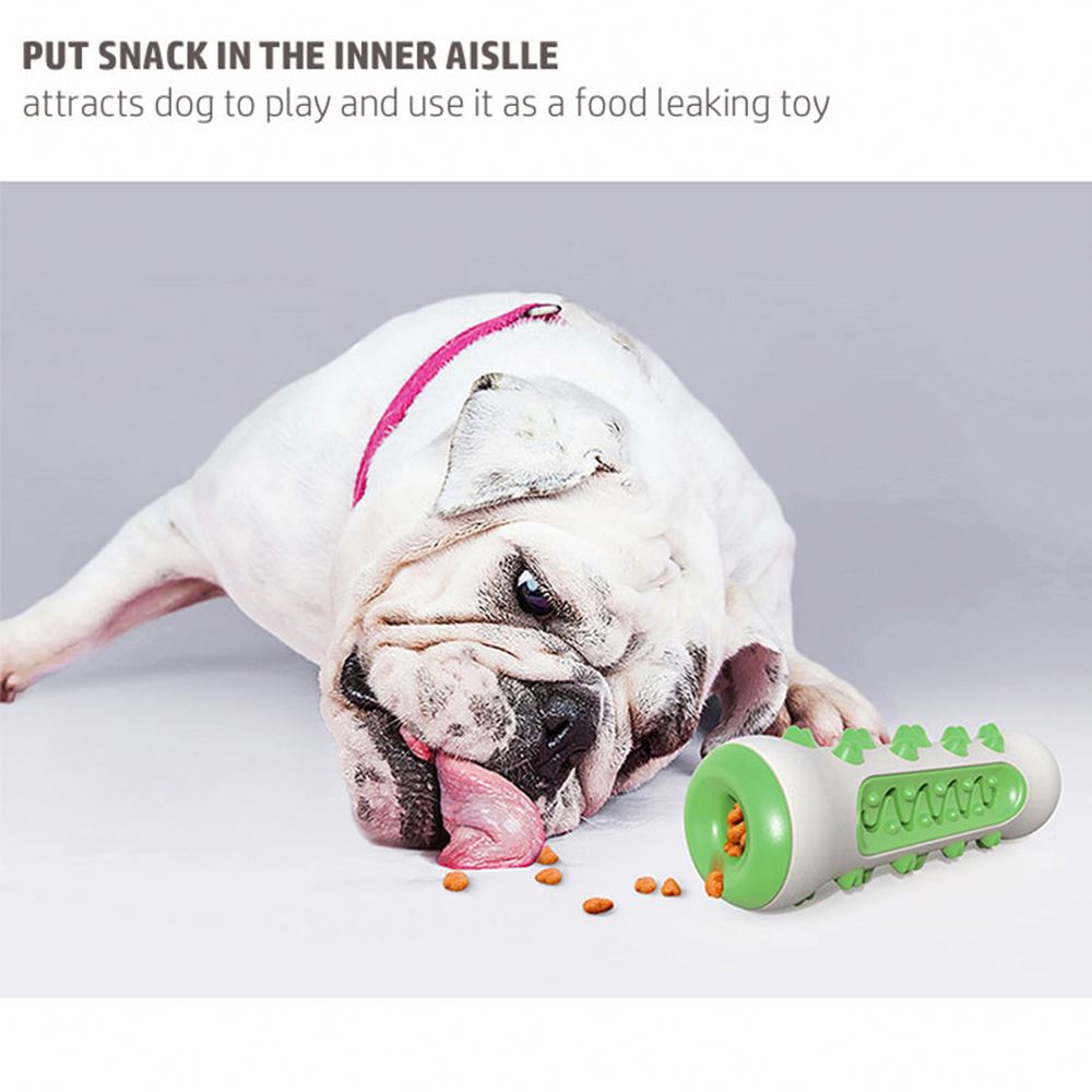 Custom Dental Care Rubber Dog Chew Toys Toothbrush Stick For Deep Teeth Cleaning
