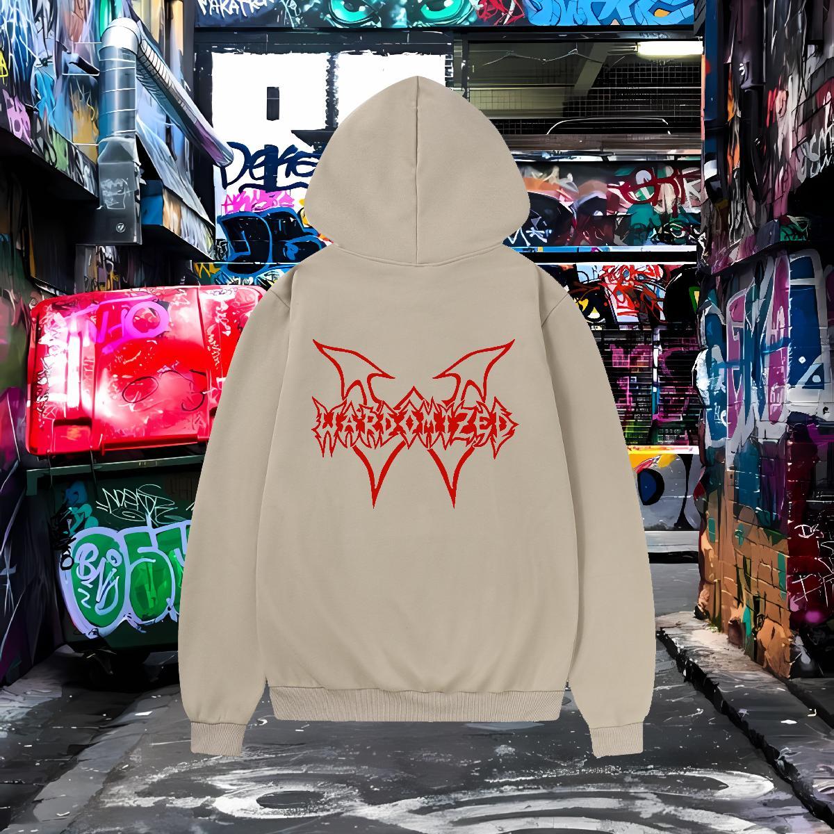 Custom Man Hoodie Breathable Long Sleeve Loose Men's Hooded Sweatshirt Plus Size Cartoon Clothes Autumn Winter Warm Fleece