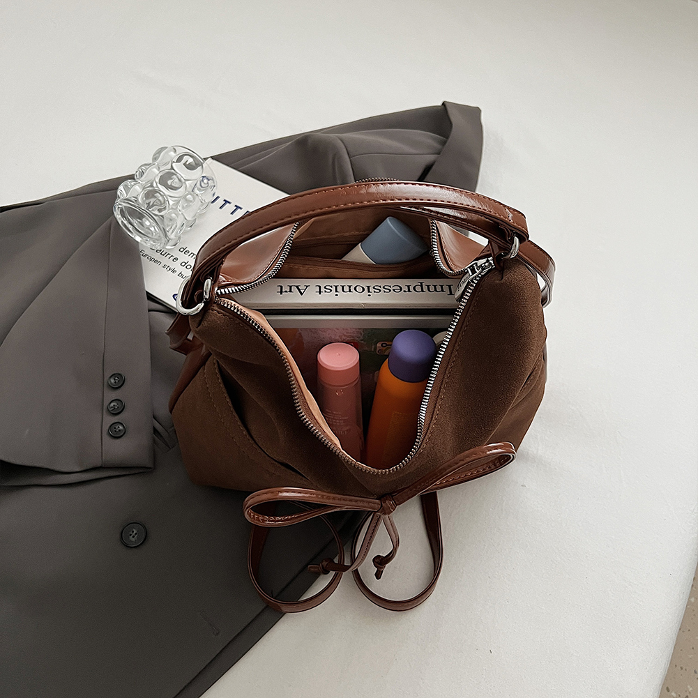 Hot Selling Large Capacity Women's Shoulder Bag Backpack New High Quality Suede Design Youth Ladies Handbag Bolsas Femininas