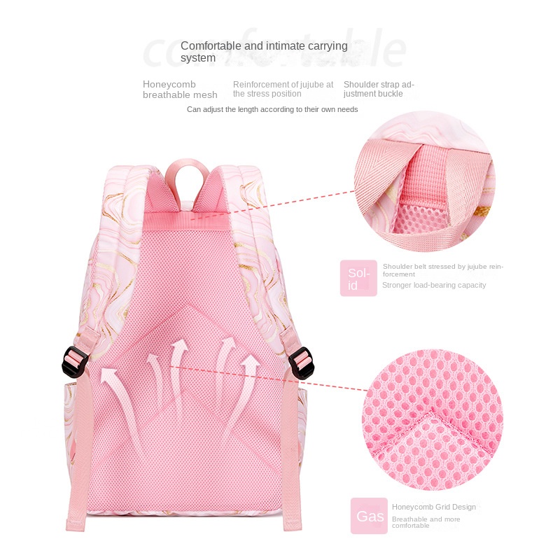 School Bags for Teenagers Girls Schoolbag Large Capacity Printing School Students Backpack Set Lunch bag Kids Cute Book Bags