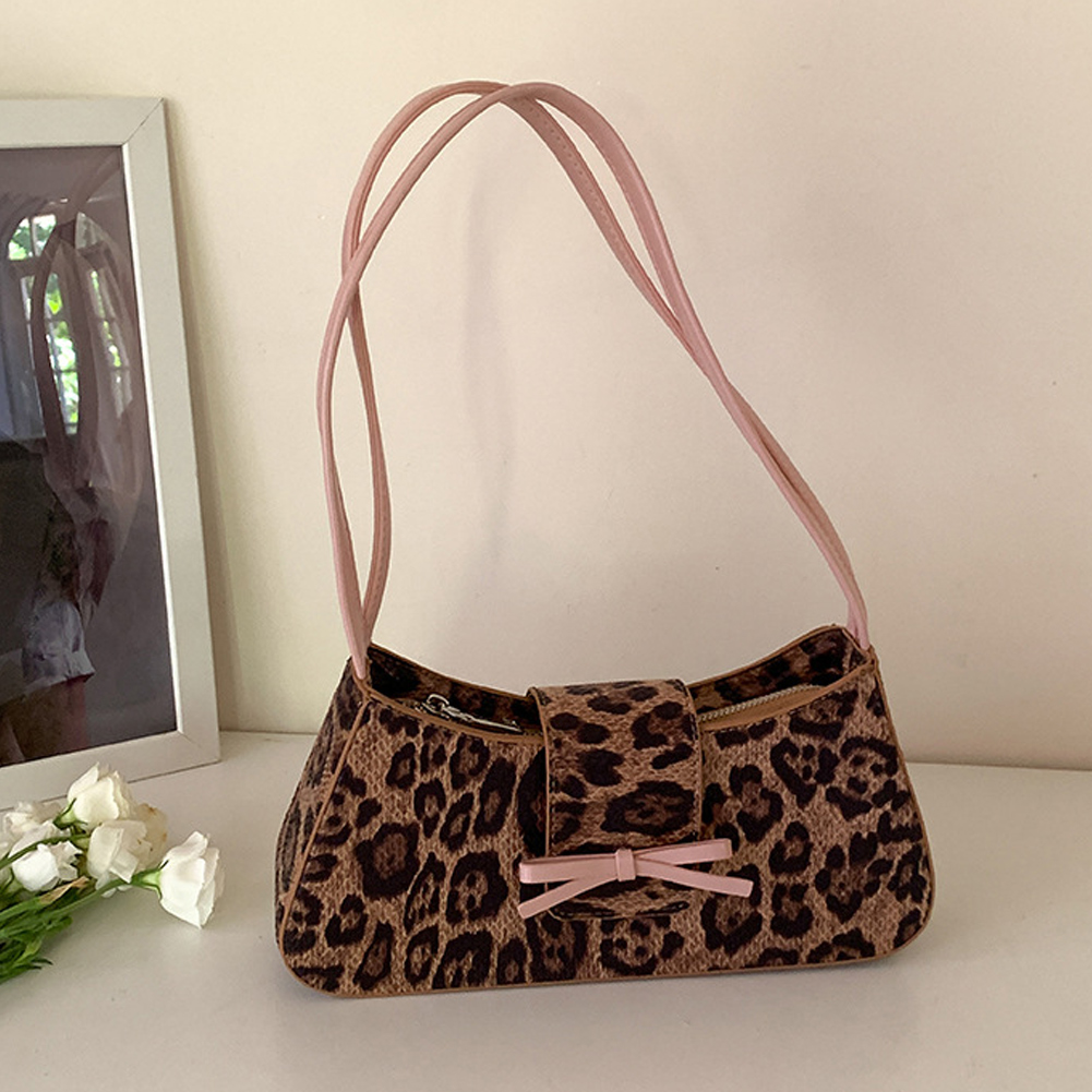 PU Leather Magnetic Closure Square Bag Shoulder Bag for Women Bowknot Underarm Bag Satchel Purse Work Travel Bag