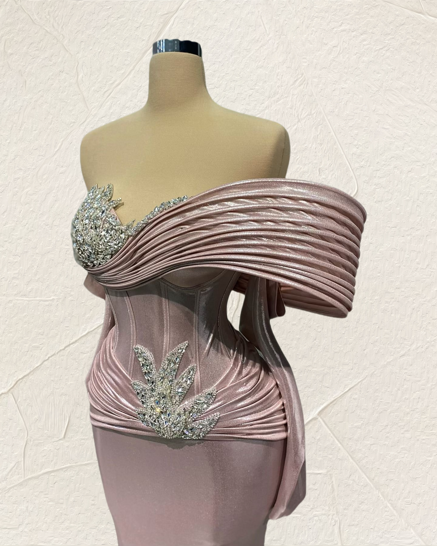 2024 Plus Size Pink Prom Dresses For Special Occasions Rhinestones Satin Stylish Evening Party Birthday Gowns Dress For Women Vestidos de novia