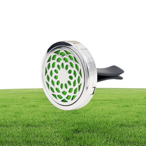 Car Perfume Diffuser Air Condiitoning Vent Clip Freshener Aromatherapy Essential Oil Diffuser with 5PCS Felt Pads 7084668