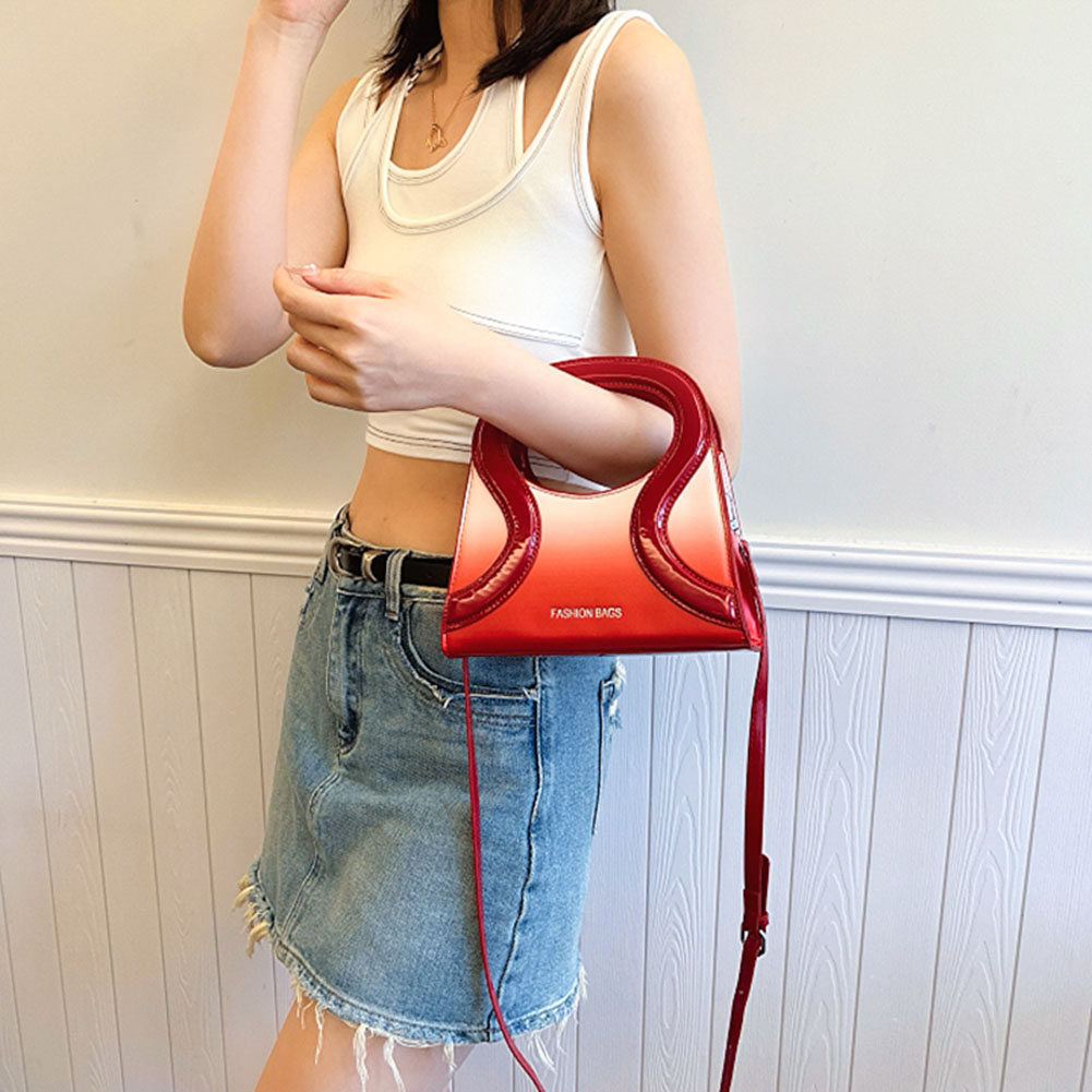 Women PU Fashion Shoulder Bag Large Capacity Simple Crossbody Bag Detachable Strap Elegant Designer Handbag Travel Sling Bag