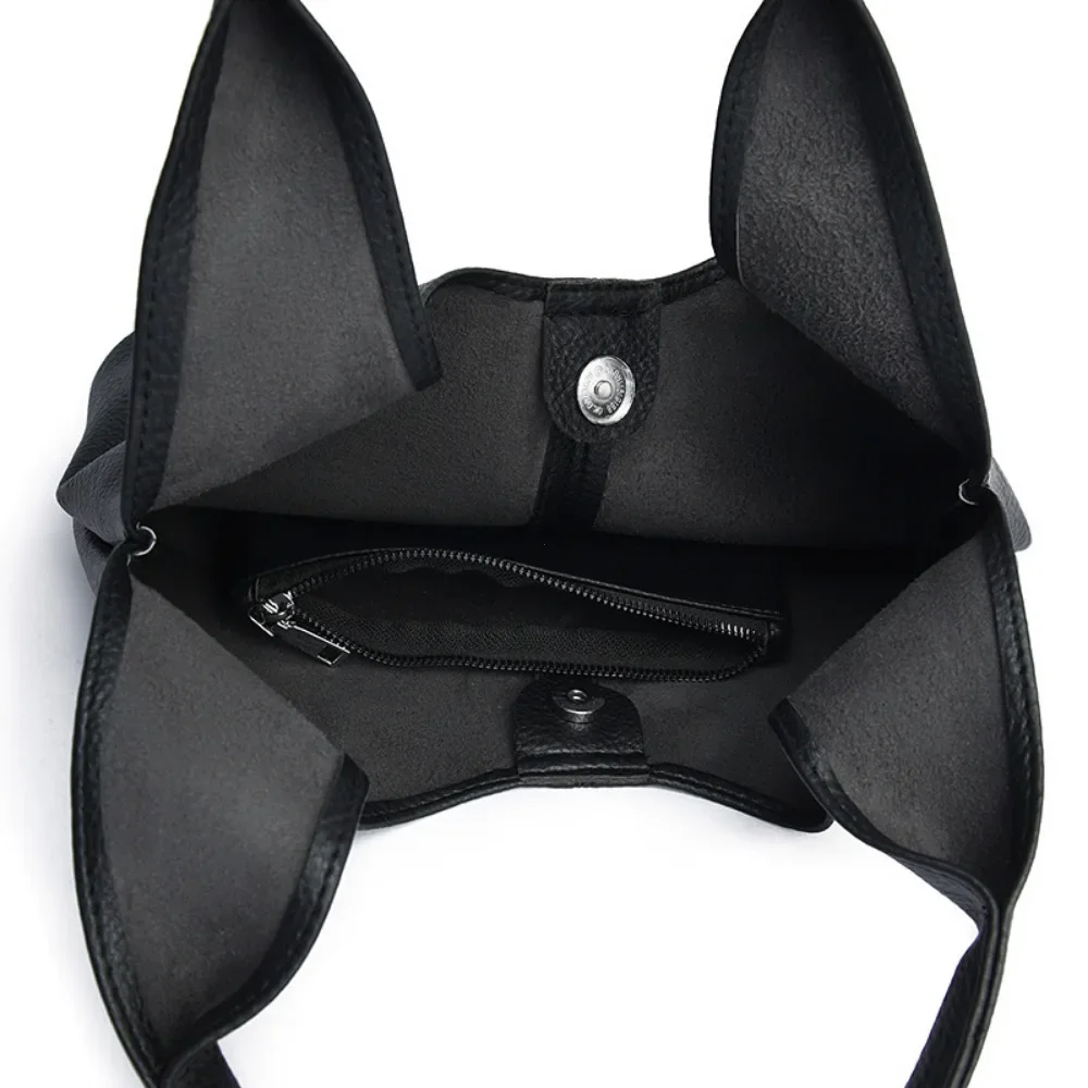 2024 New Women's Bag Large Capacity Women's Handbag Fashion Versatile Casual Shoulder Bag Magnetic Buckle Solid Women's Bag