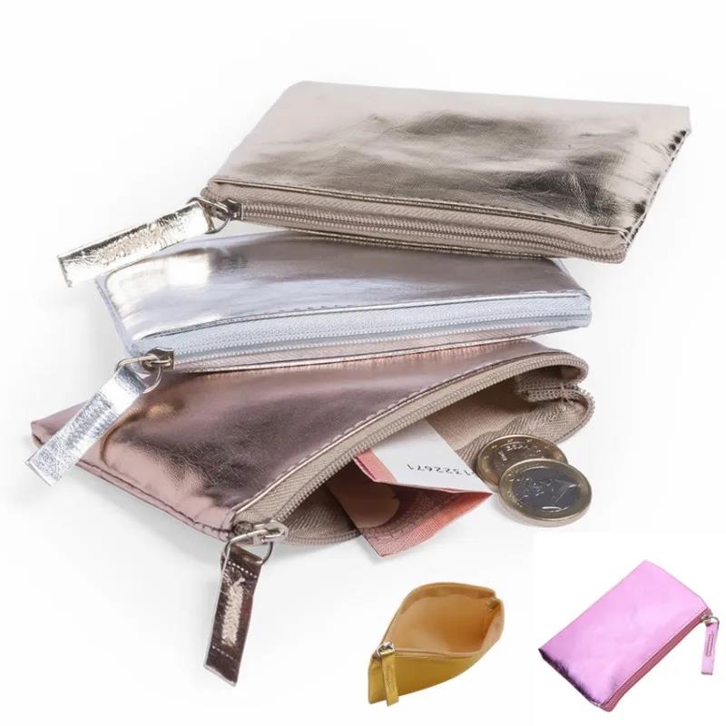 PU Purses Small Waterproof Fashionable Portable Coin Bag Men Wallet Women