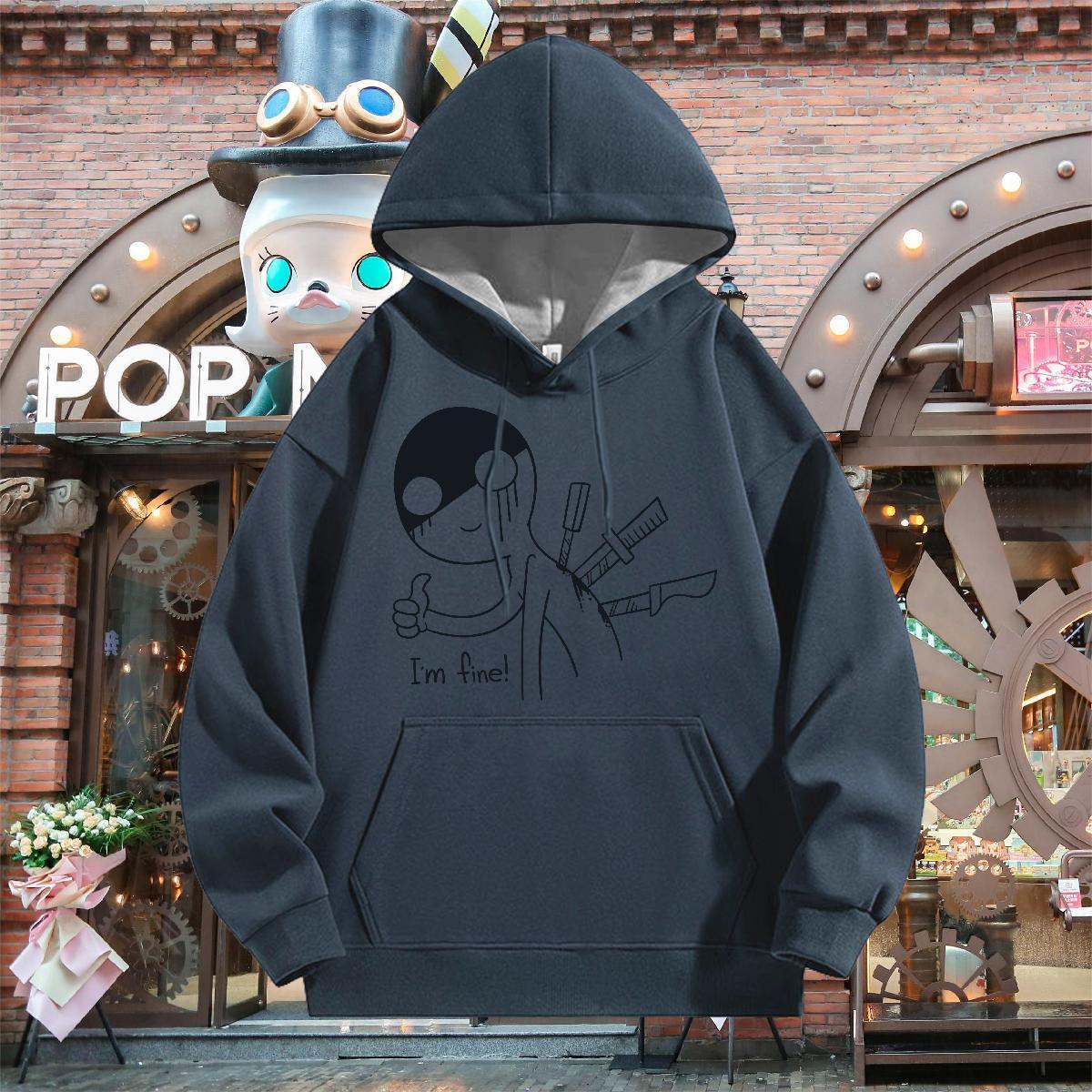 2024 New Unisex Sweatshirts Breathable Cool Design Hoodie for Man Woman Cartoon Printing S-3XL Clothes Street Wear Thick Plush