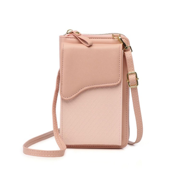 Women Solid Color Mini Shoulder Bag Multifunctional Purse Phone Casual Crossbody