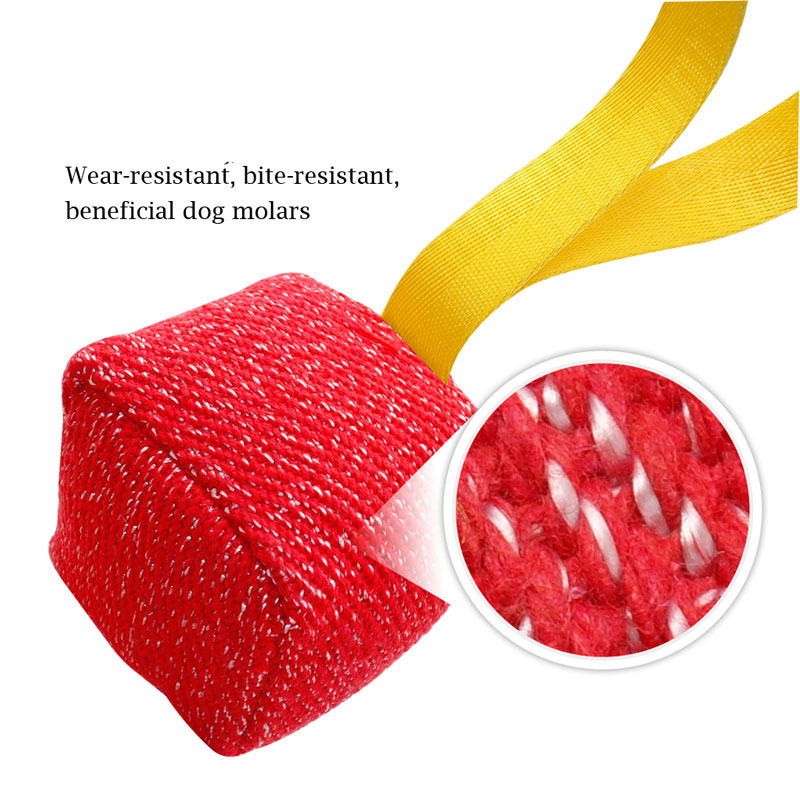 High Quality Thickened Nylon Webbing Pet Biting Pillow Grinding Teeth Pouncing Training Interactive Large Dog Toy