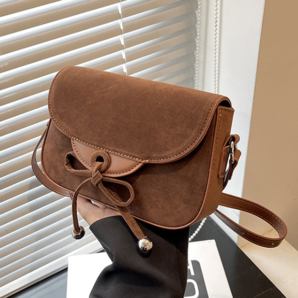 Shoulder Bag Women Adjustable Strap Bow Magnetic Closure Cross Body Clutch Purse for Work Travel