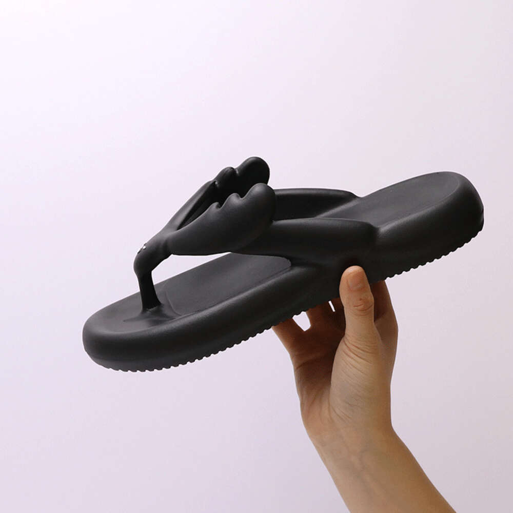 Herringbone slippers outdoor women's fashion wearing sloping soles couple's feet beach sandals slippers ddmythur