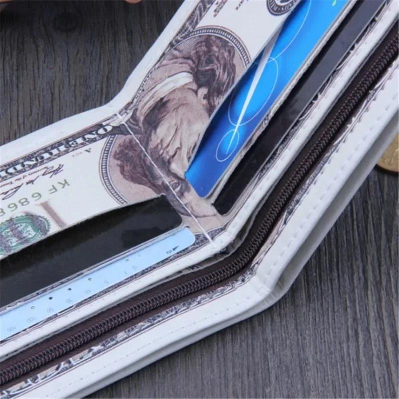 Premium PU Leather Money Clip,USD Dollar Wallet For Boys Men, Teens Student Purse, Male Female Coin Pouch