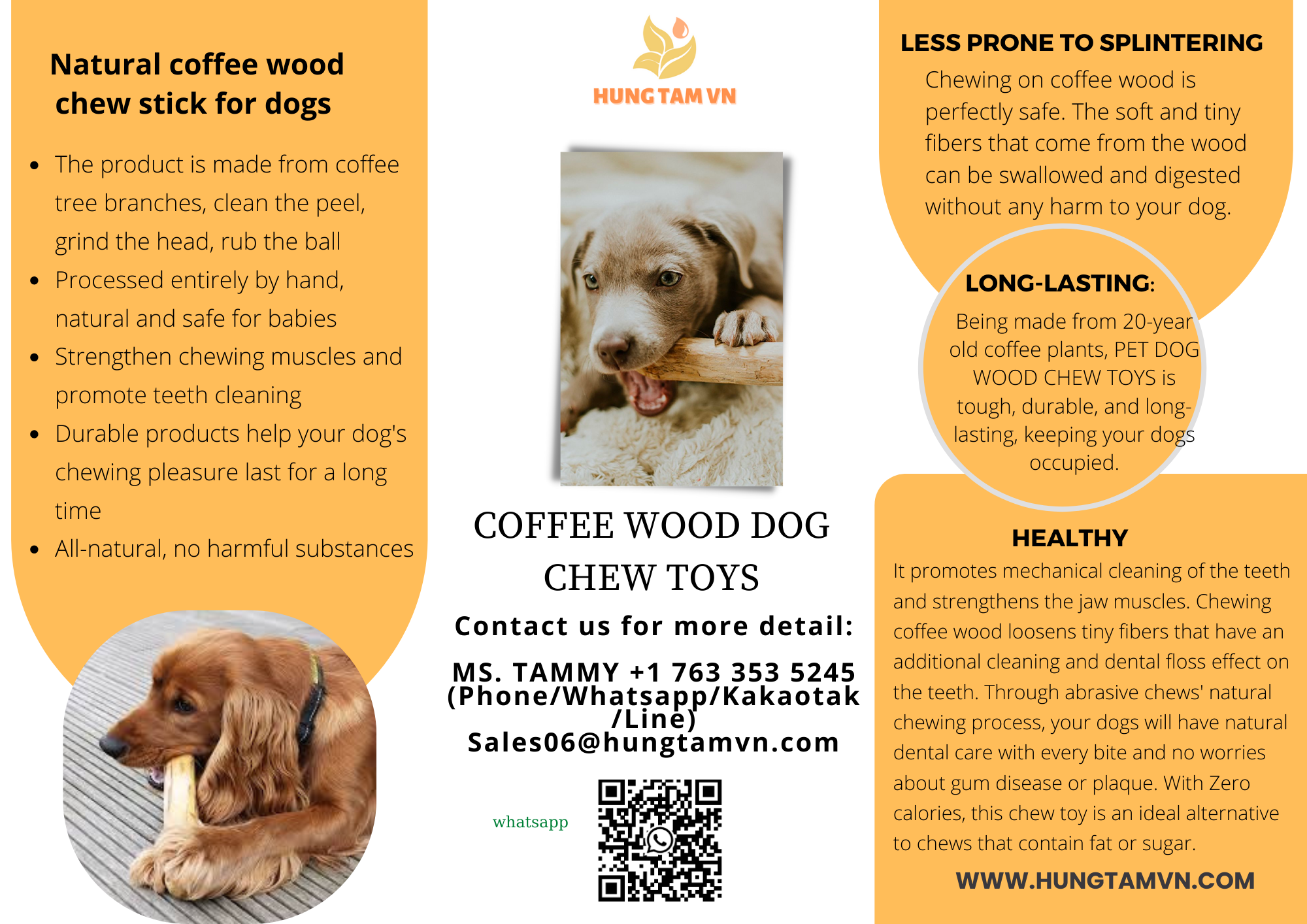 Dog toys Pet Product/ Bone Wood Dog Treats made from !100% natural coffee wood- Ms Tammy +1 763 353 5245