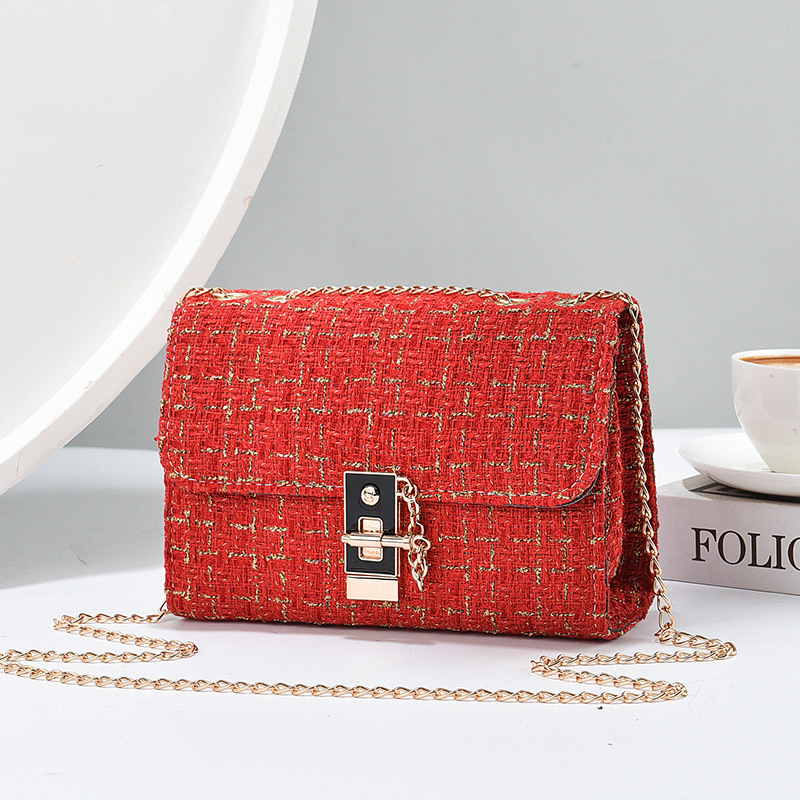 Crossbody Messenger Bags For Women Fashion Quilted Shoulder Bag Purse With Adjustable Chain Strap Ladies Classic Satchel Handbag