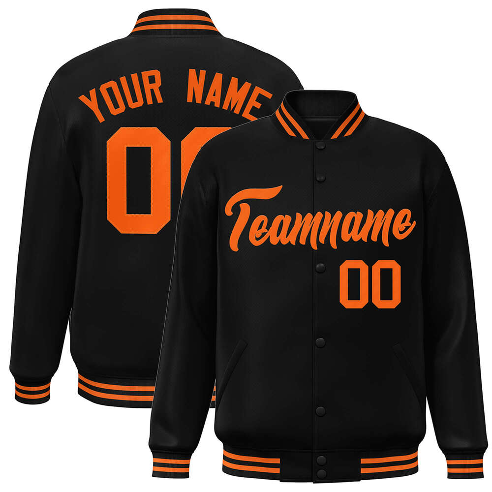 2025 Custom Baseball Classic Style Full-Snap Unisex Coat Personalized ed Name Number Varsity Letterman Jacket