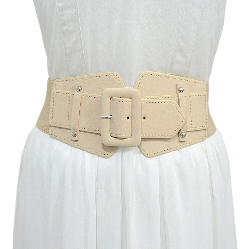 Factory direct sale belt female decorative wide elastic waist seal with dress child simple versatile girdle fashion waist jewelry