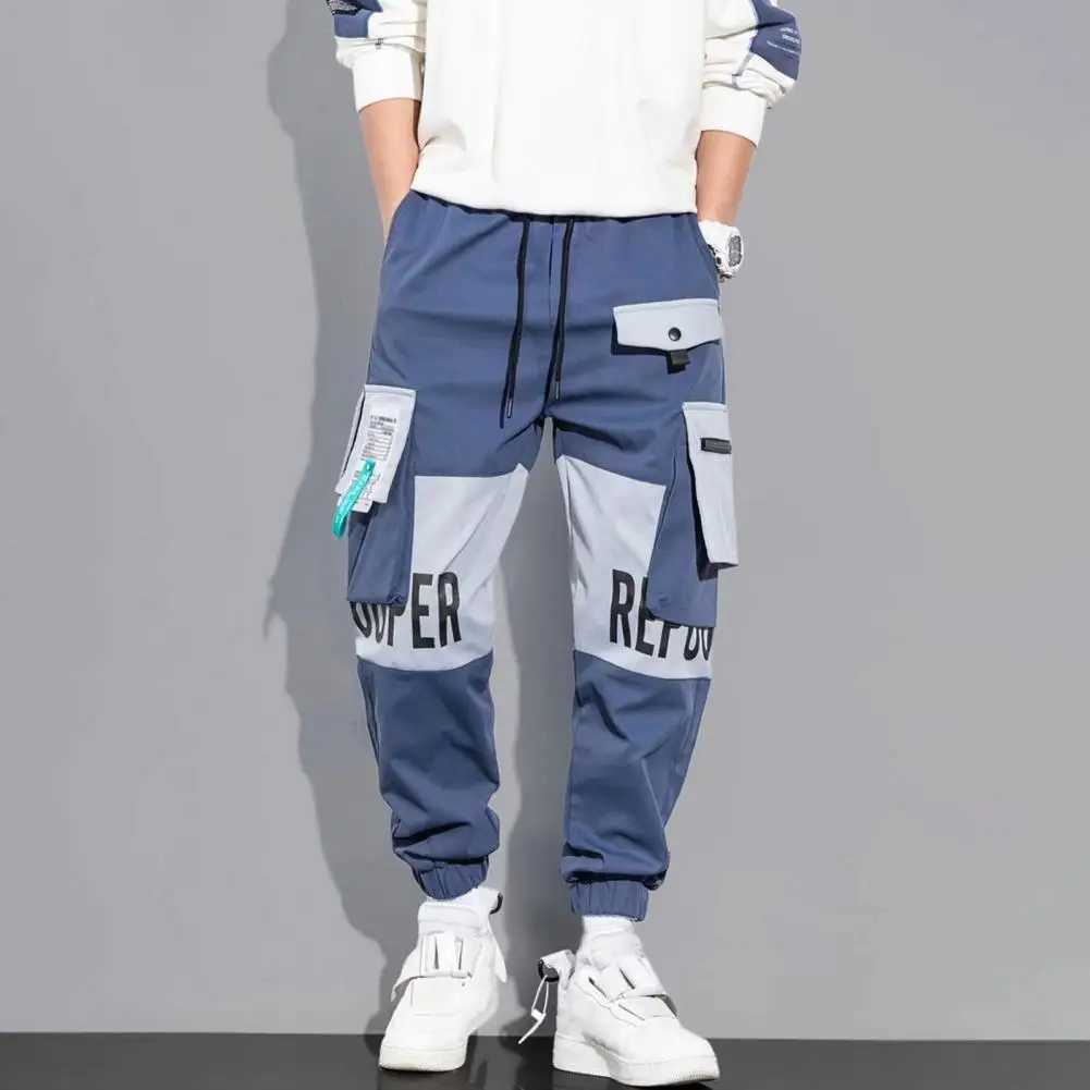 Workwear Pants For Mens Trendy Brand Fat Mens Oversized Spring And Autumn Casual Pants LX241107