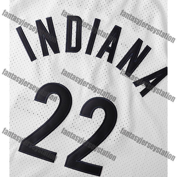 Stylish Comfy Clark Basketball Jersey - Classic Sleeveless Breathable Tank Top with Embroidered Letter & Number 22 White- Men's Fashionable Sport