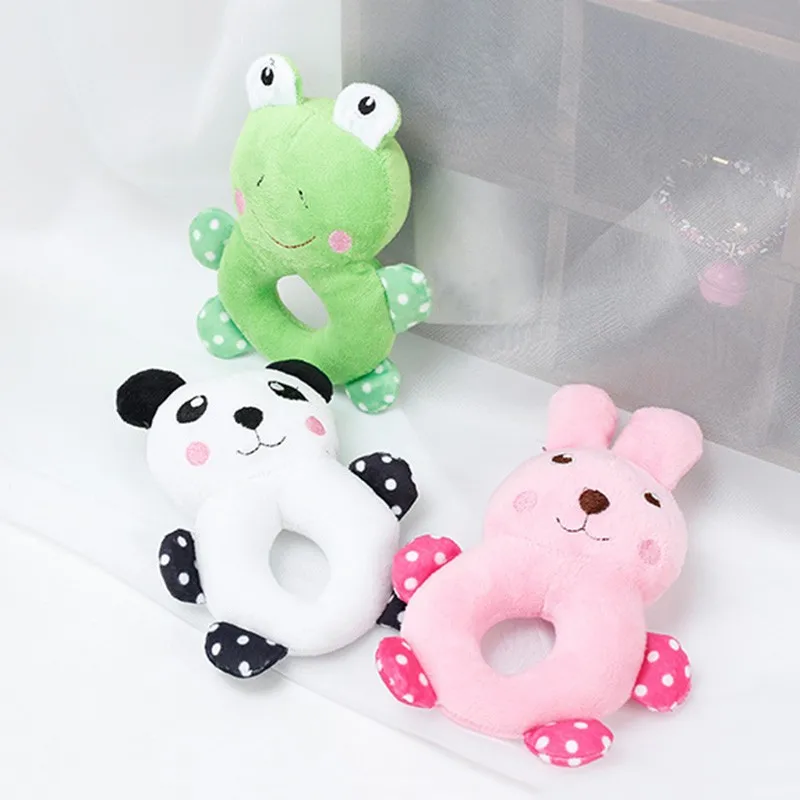Cartoon Panda Frog Rabbit Soft Dog Plush Toy Pet Chew Toy For Small Dog Teddy Chihuahua Puppy Interactive Dog Toys