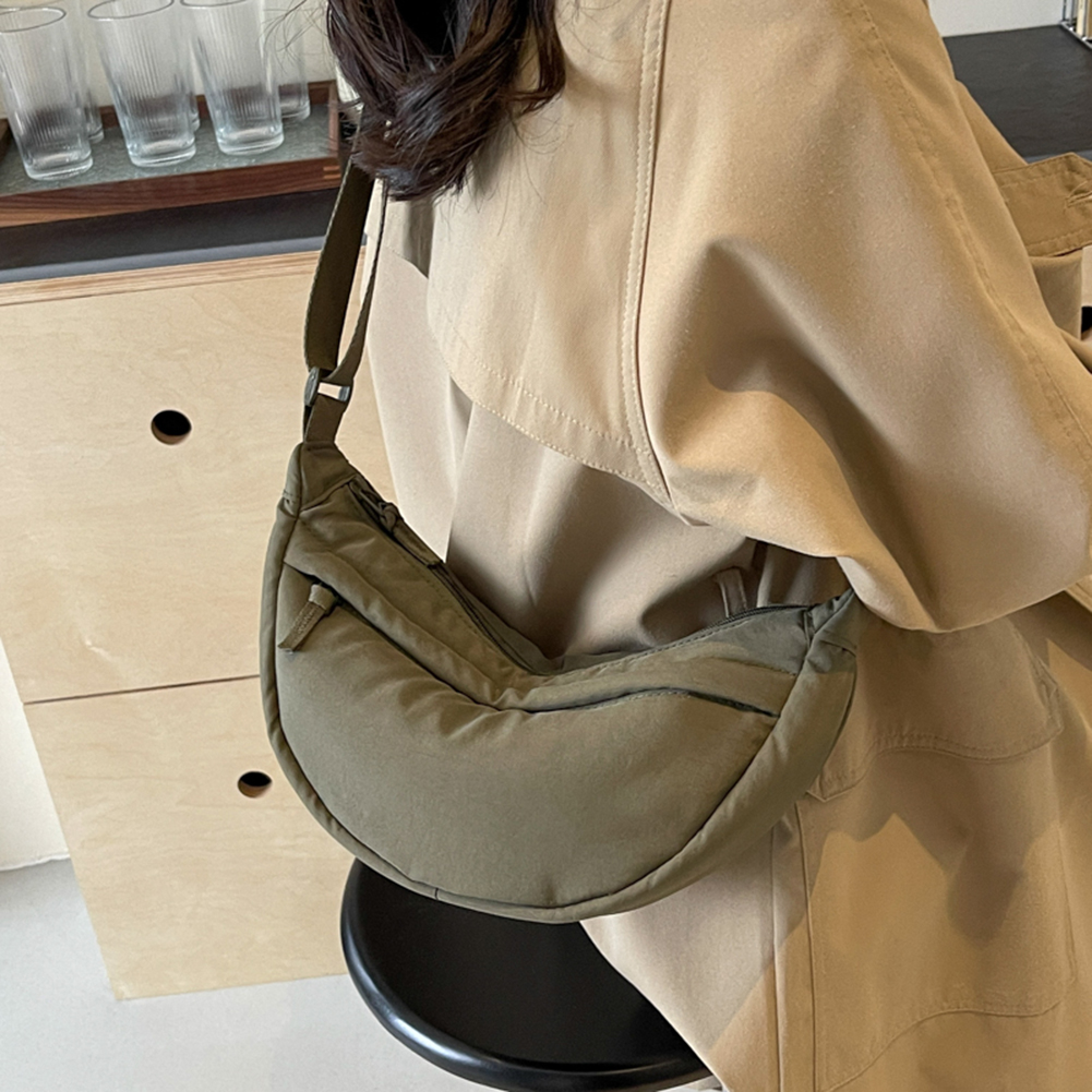 Women Dumpling Bag Work Tote Bag With Adjustable Shoulder Strap Crescent Bag Casual Handbag Stylish Fashion for Daily Office Use