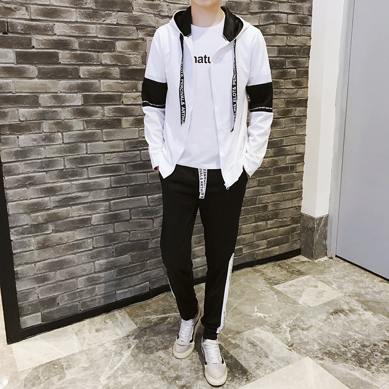Men's Tracksuits Fall/Winter Luxury Letter Print Set Workout Hoodie Sportswear Sweatshirt Pants Sports Jogging 2 Piece
