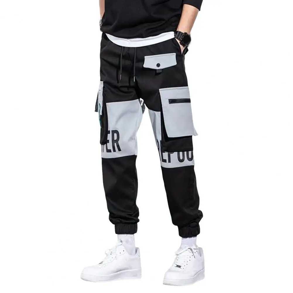 Workwear Pants For Mens Trendy Brand Fat Mens Oversized Spring And Autumn Casual Pants LX241107
