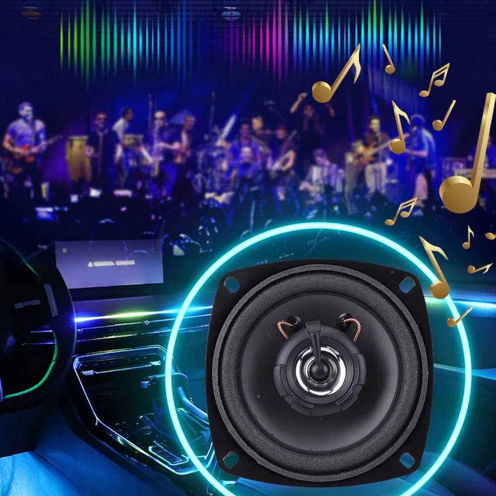 Car Audio 4/5/6 Inch HiFi Coaxial Subwoofer 12V 2 Way Automobile Audio HiFi Music 4 Ohms Full Frequency Car Stereo Speaker 300W/400W/500W H250118
