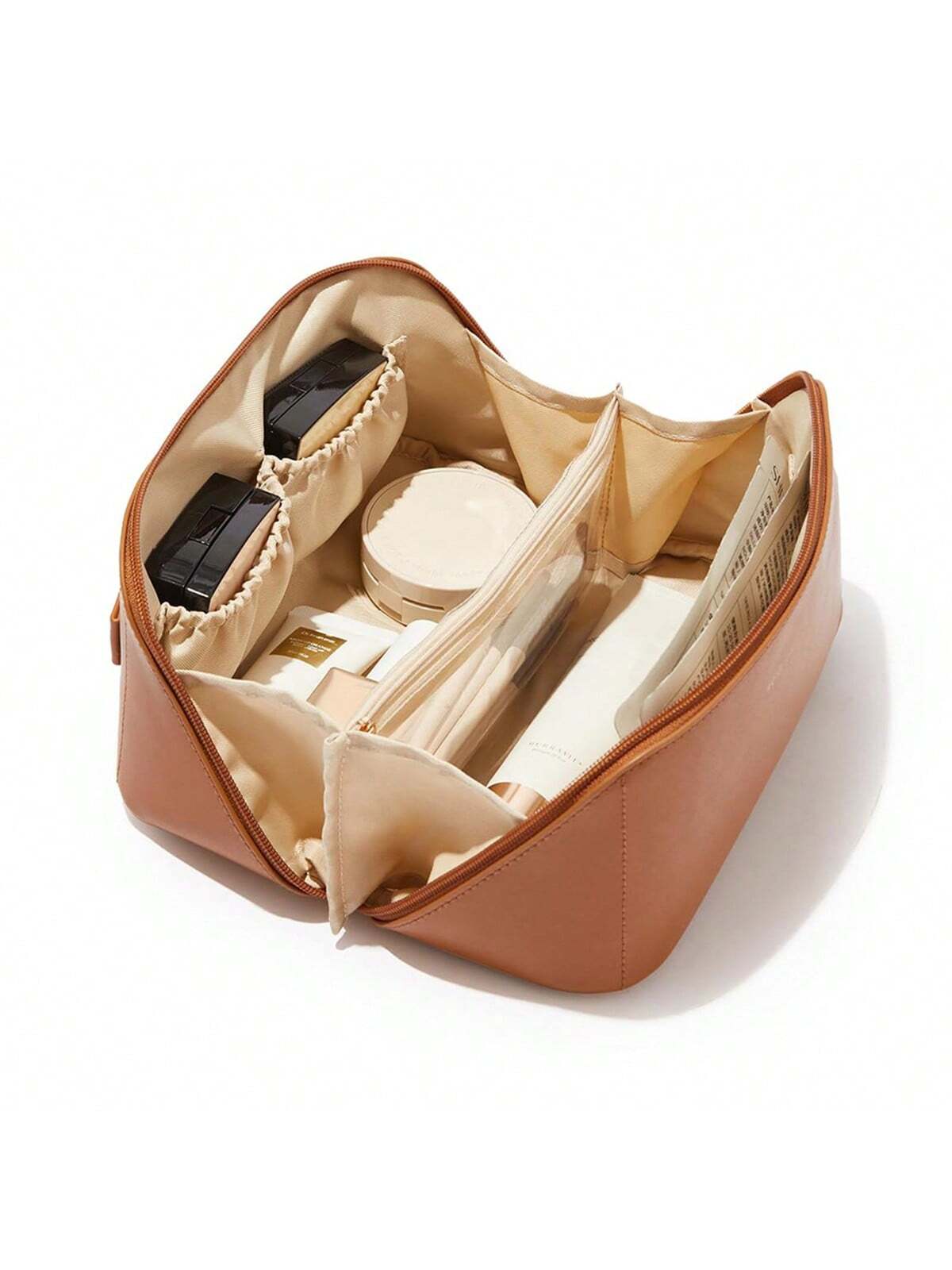 Makeup Organizer Female Toiletry Kit Bag Make Up Case Storage Pouch Luxury Lady Box, Cosmetic Bag, Organizer Bag For Travel Zip