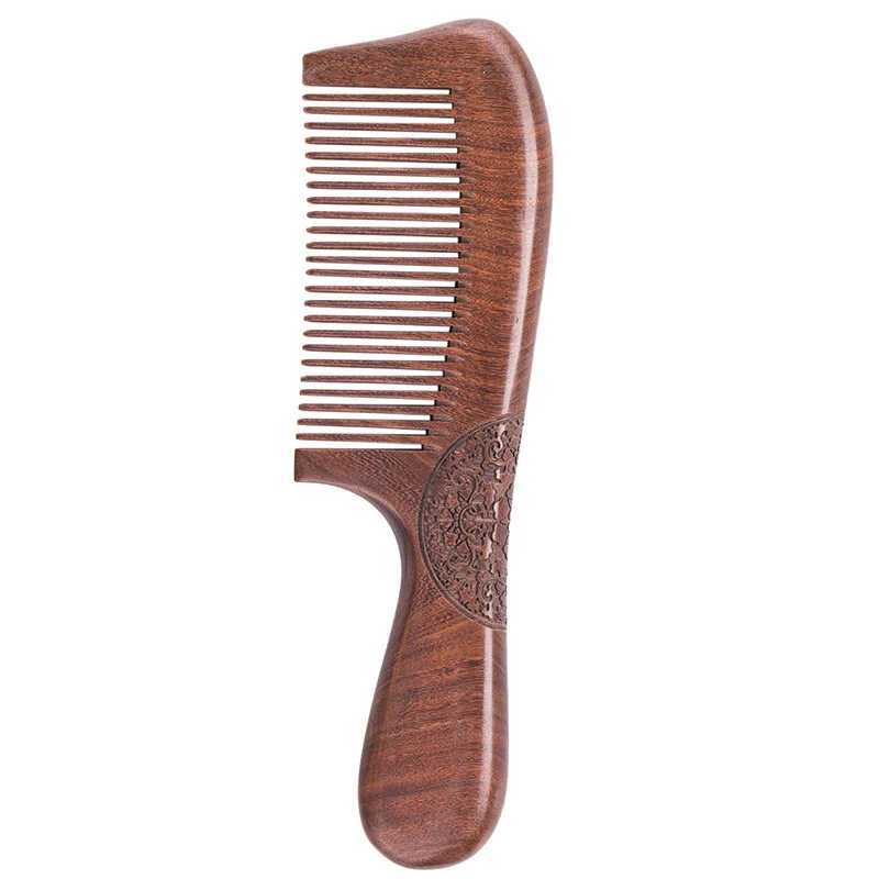 Home>Products>Black Gold Sandalwood>Ultra Narrow Fine Toothed Wooden Comb>Non Static Lice Beard Comb>Hair Styg W240813