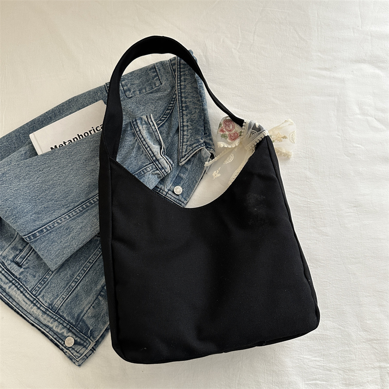 Women Floral Shoulder Bag Simple Tote Handbag Large Capacity Stylish Tote Purse with Ribbon Canvas Hobo Bag Outdoor Travel Bag