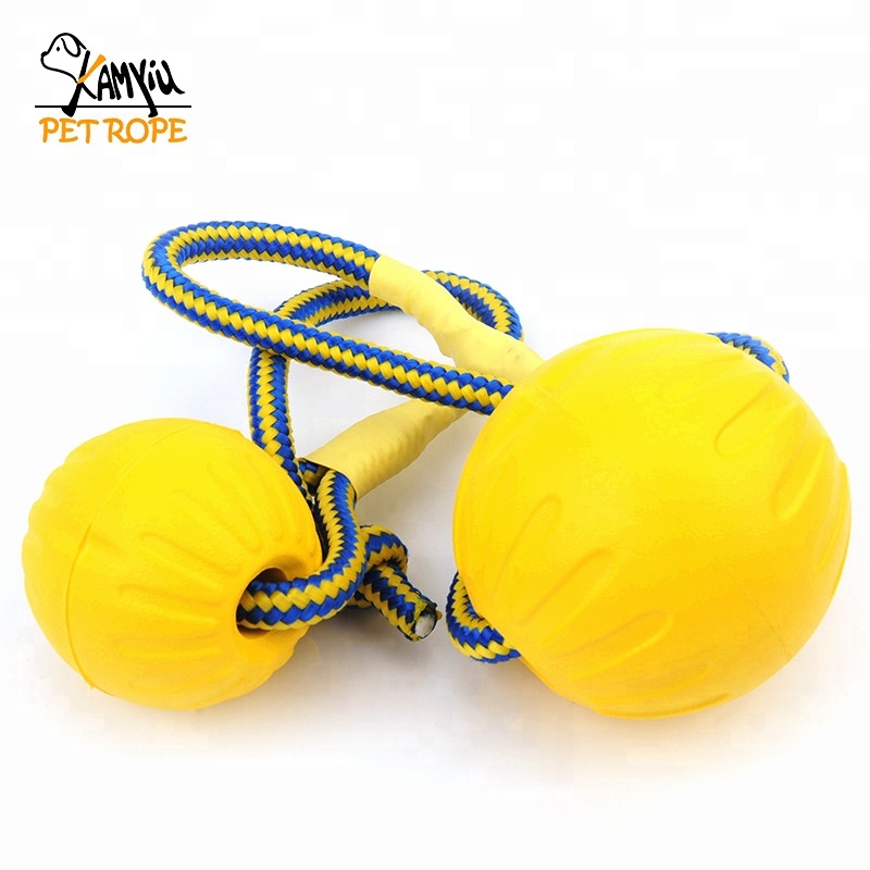 Floating on the surface eva dog toy chew ball