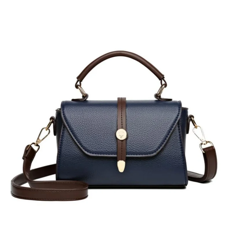 2024 Women's Messenger Bag High Quality Soft Leather Girl Shoulder Crossbody Bags Trendy Designer Female Handbag