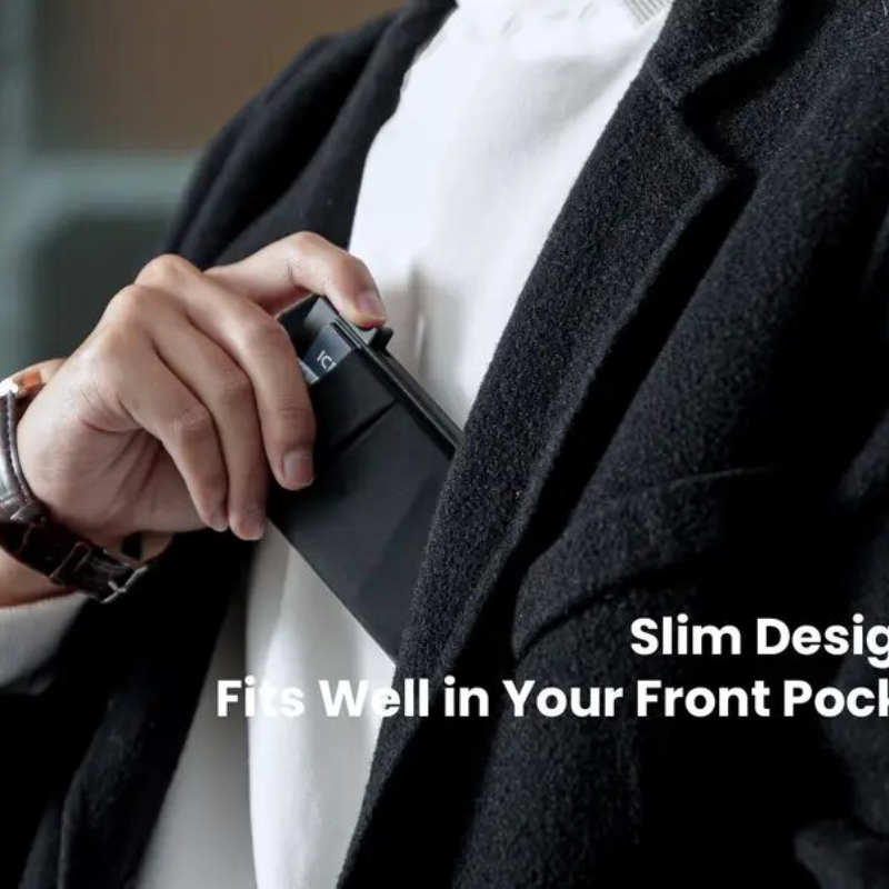 designer bag DHwanglijia Multifuncational RFID Smart Wallet Holder Metal Thin Slim Pop Up Anti Theft Business Office Credit Card Case For Men Women