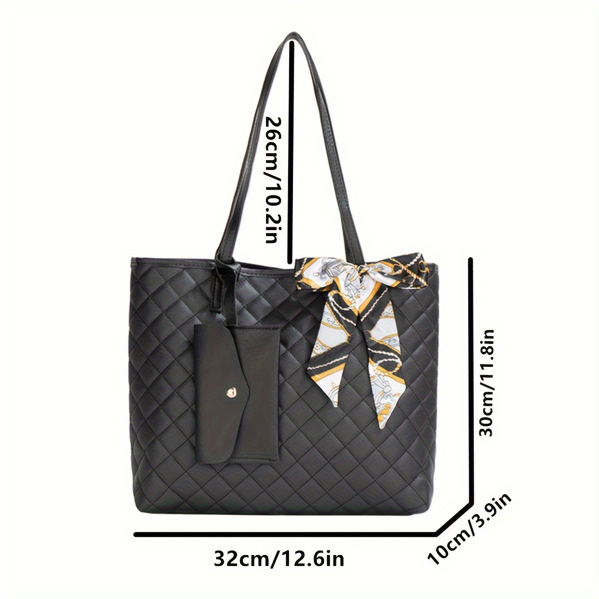 Tote bag women's bag diamond lattice shoulder bag wholesale large capacity son and mother two-piece set bag texture handbag