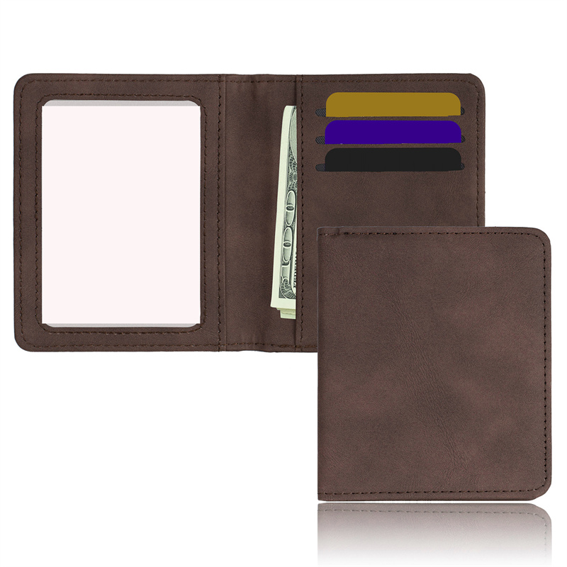 Mini Men Card Holder Wallets Zipper Coin Pocket Slim Magic Male Wallet Quality PU Leather Credit Bank Card Case Small Men Purses